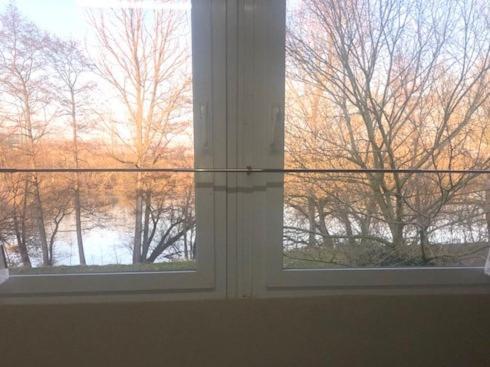 River View Near Frankfurt -- 3 Zimmer -- 4 Betten Und 1 Groesse Schlafcouch Hainburg Bagian luar foto