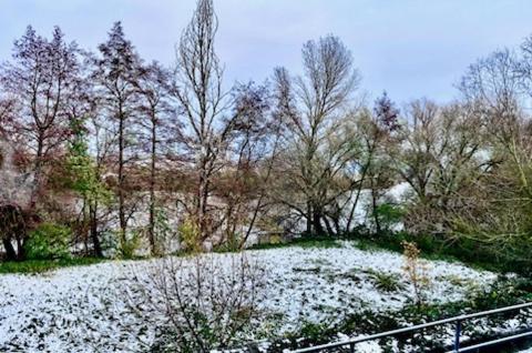 River View Near Frankfurt -- 3 Zimmer -- 4 Betten Und 1 Groesse Schlafcouch Hainburg Bagian luar foto